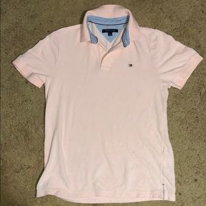 Pink Tommy hilfiger polo